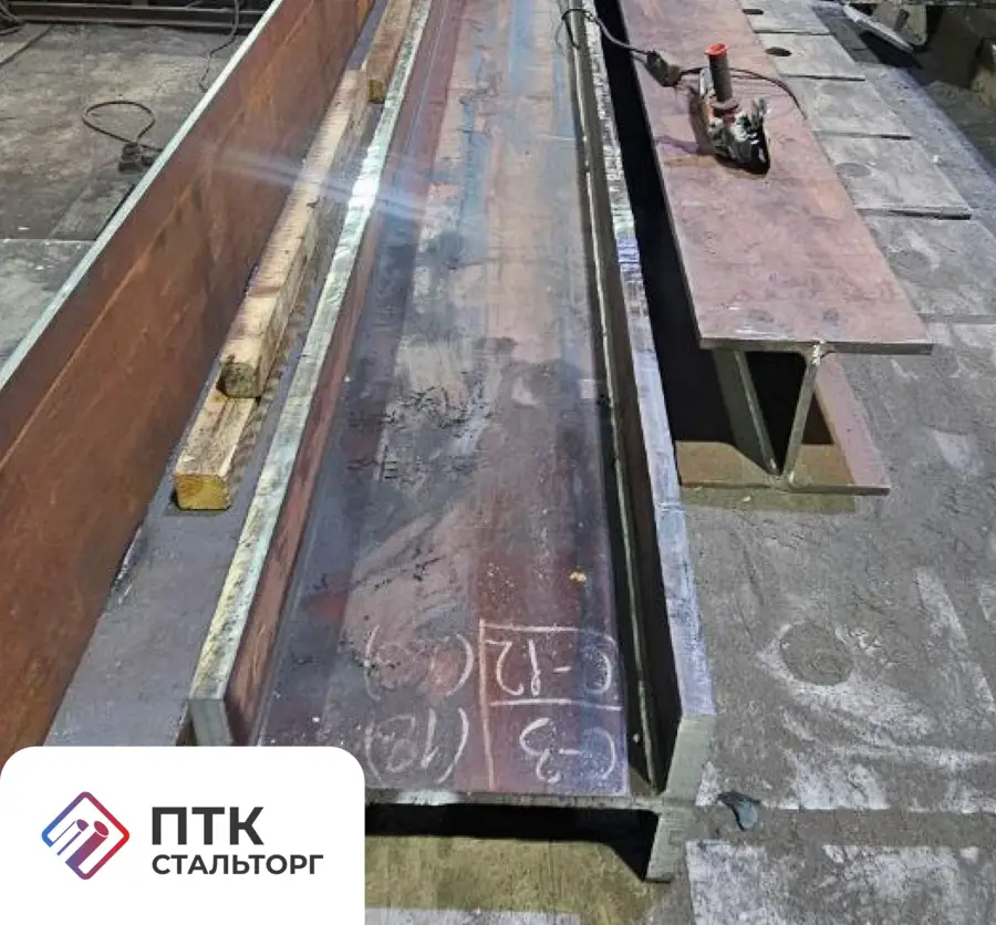 Балка стальная двутавровая 35Ш5С С345 ГОСТ Р 58966-2020 сварная