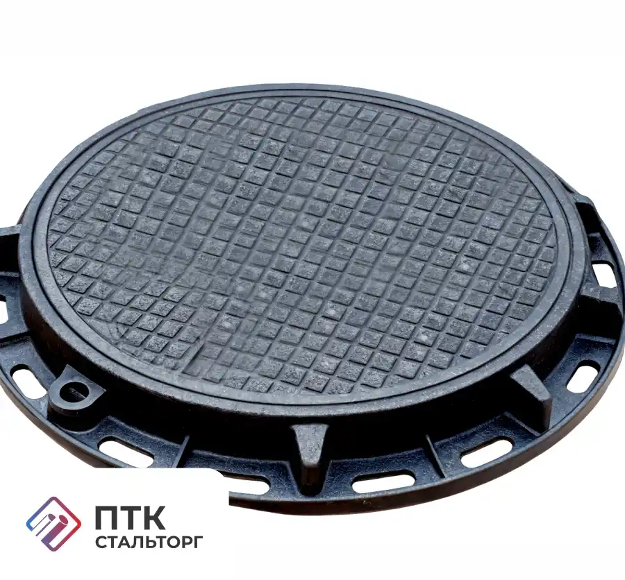 Люк чугунный тяжелый тип Т (С250) 105 кг