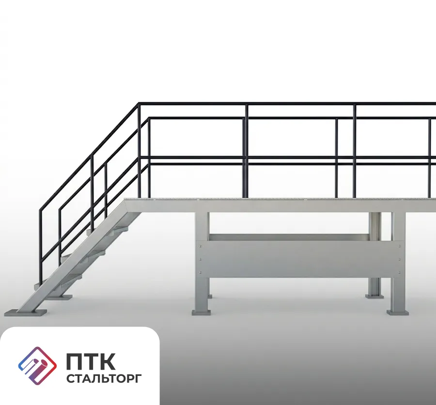 Площадки для обслуживания кран-балок в камерах-павильонах 