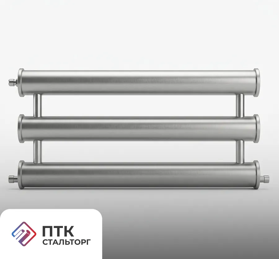 Регистры отопления двухрядные РЗП-2x108x2.0-1000 мм