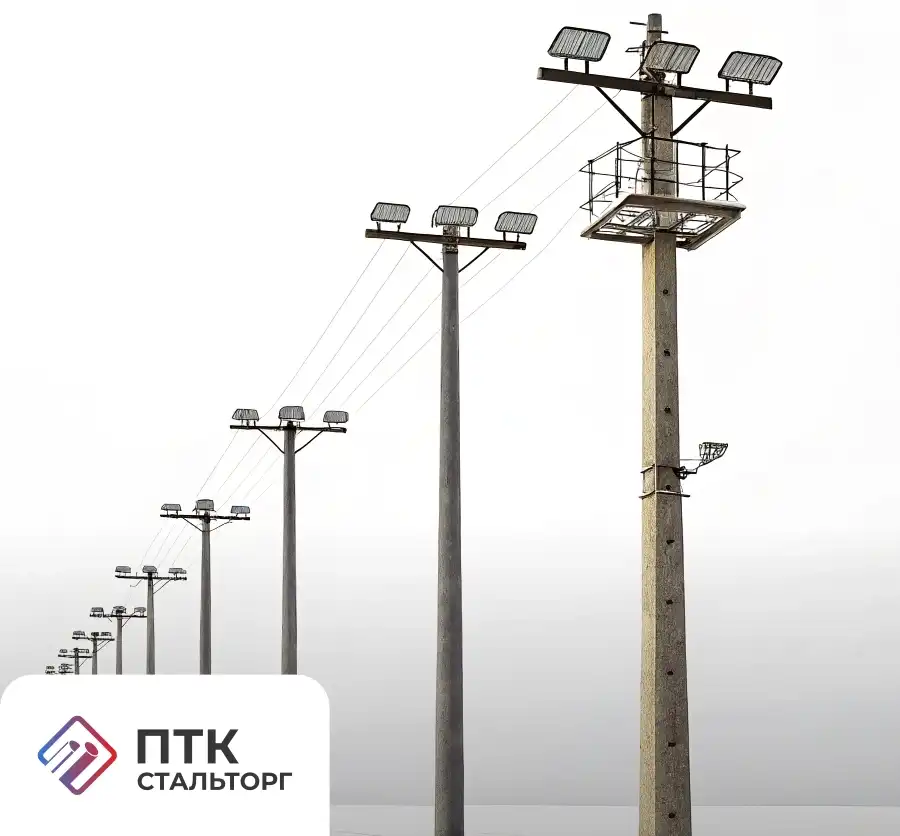 Опора освещения ОГС-0,7-8 граненая силовая