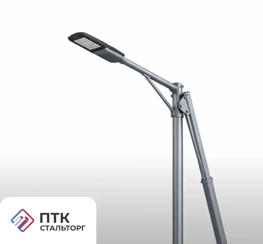 Опора освещения ОГКС-10,5 граненая коническая складывающаяся