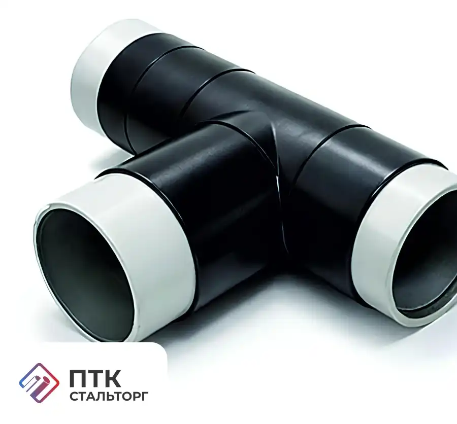 Тройник в ВУС изоляции 108х4-76х3,5 мм ст. 20