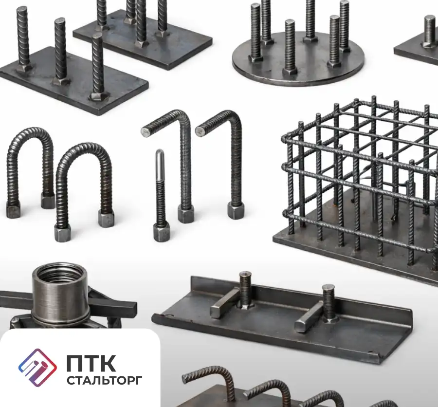 Закладная деталь фундамента ЗФ-16/4/К140-1,2-б